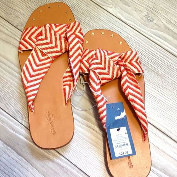 (24-1748) 🔥3/$20🔥 Louise Red Print Knotted Sandals Universal Thread Sz 8.5 - Picture 8 of 10